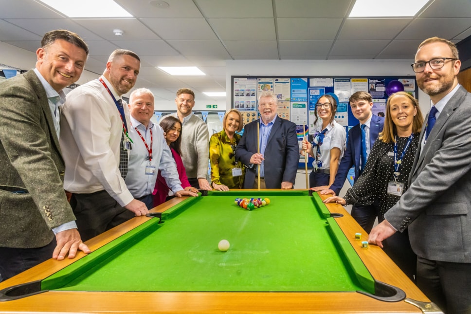 TPE opens new staff facilities including a pool table