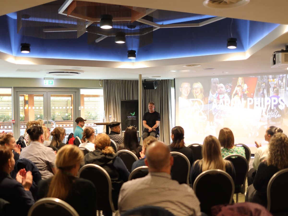 This week, we welcomed Paralympic Champion, Aaron Phipps MBE PLY, to Sherwood Forest and Forest House, where he shared the experiences that shaped his journey and challenged us to think differently about inclusion.