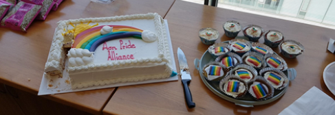 Aon Pride Alliance cake