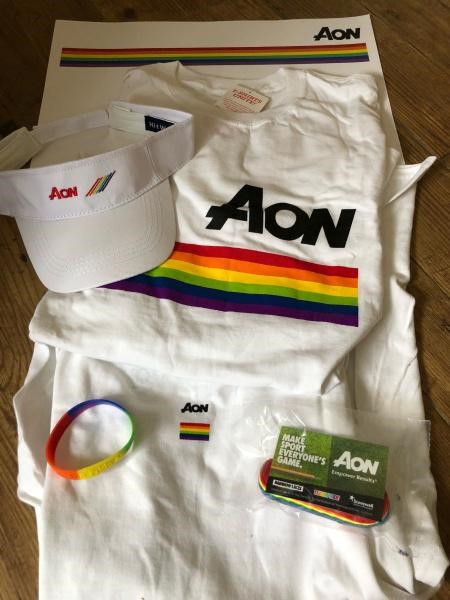 Aon Pride branded items