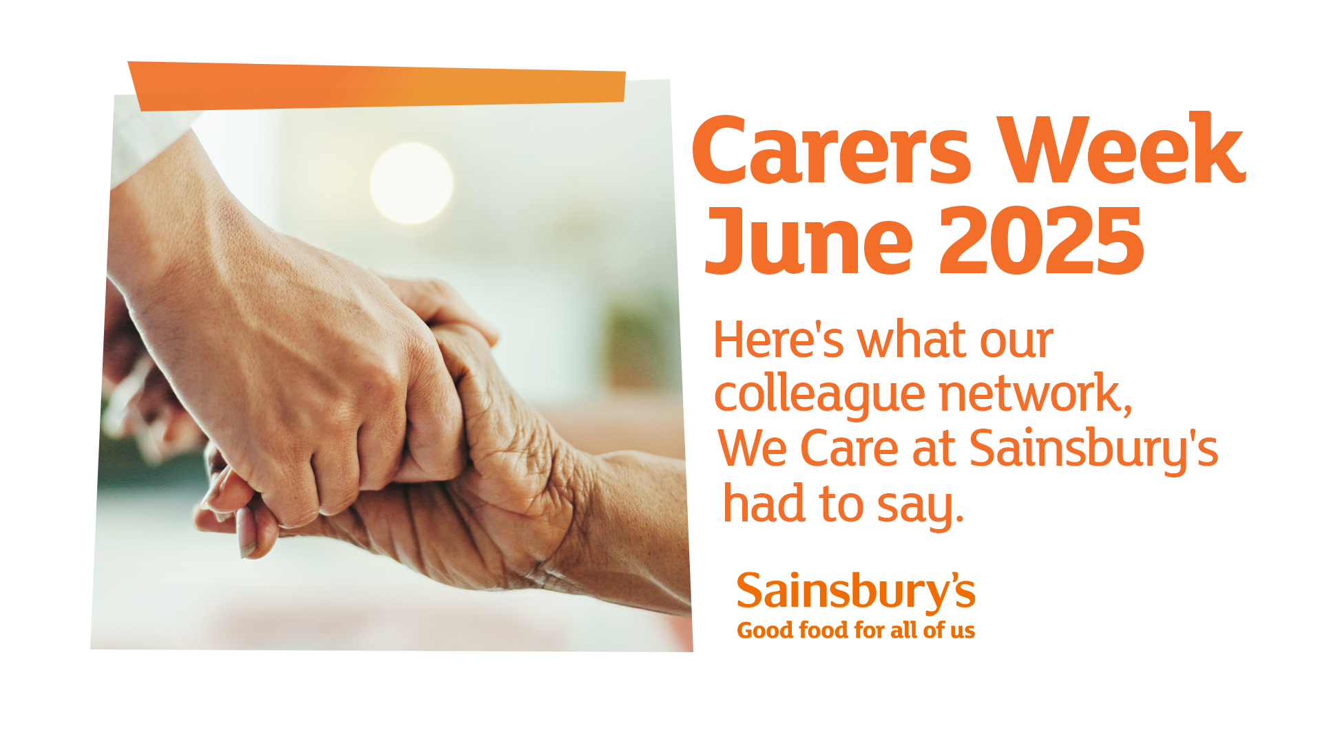 Carers Week 2025 at Sainsbury's