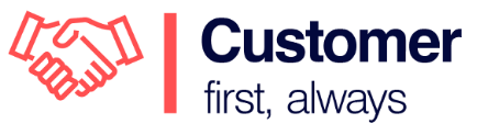We prioritise our customers in everything we do, working hard to exceed their expectations with exceptional service.