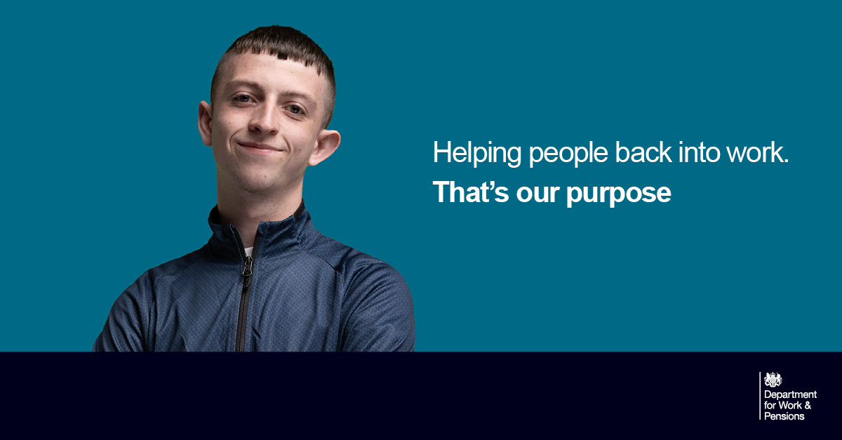 Helping people back into work. That's our purpose