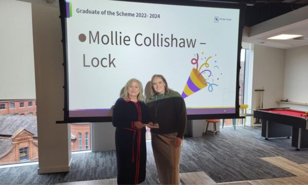 Laura and Mollie both received £100 gift vouchers to go with their awards.