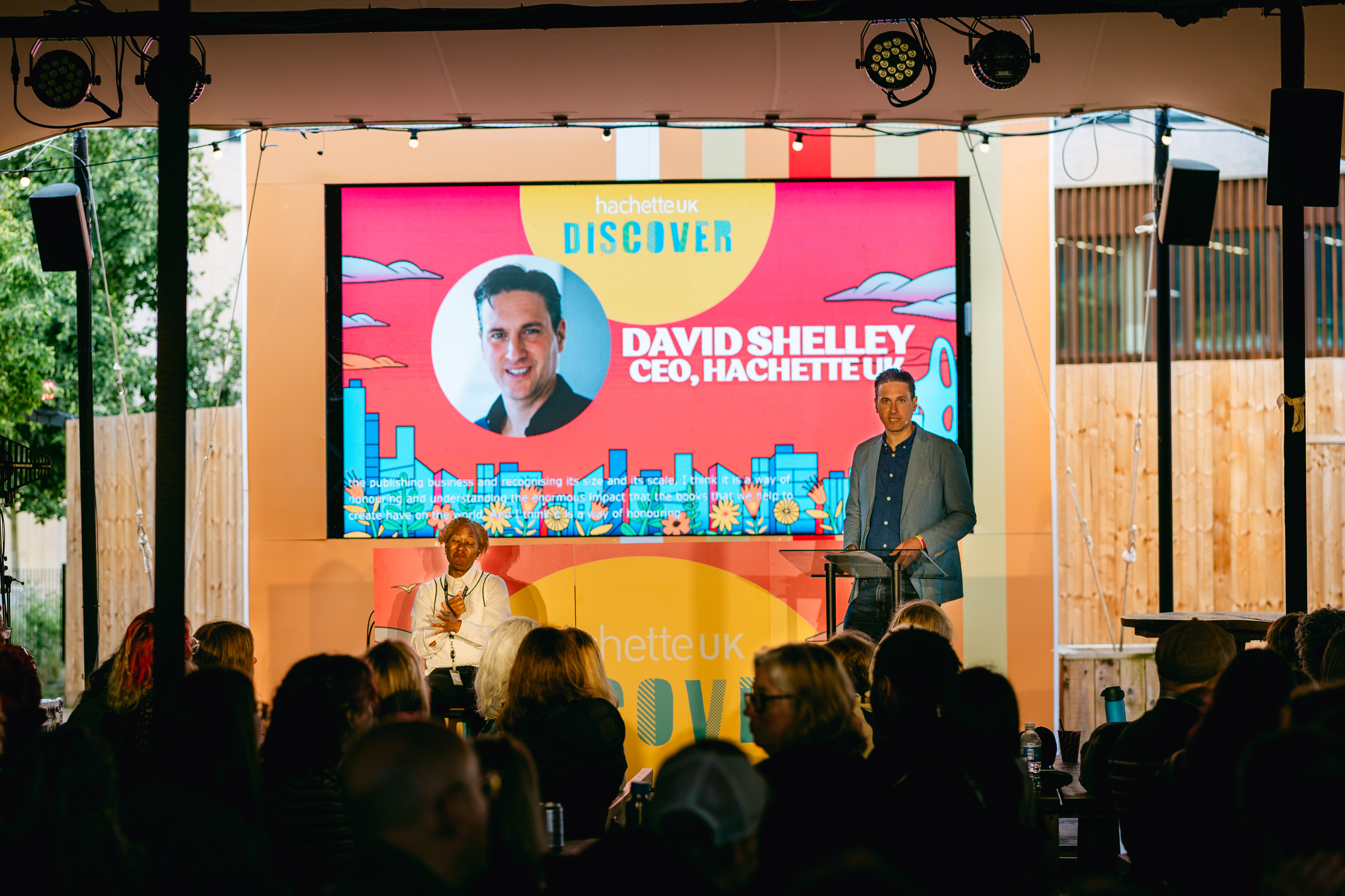 On Thursday, 5 June, at an all-staff event in the Olympic Park, CEO David Shelley and Chair Hachette Children’s Group, Hilary Murray Hill, shared the next stages of plans for Raising Readers,
