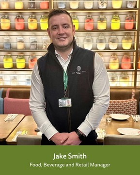 Jake Smith, Food, Beverage and Retail Manager at Elveden Forest