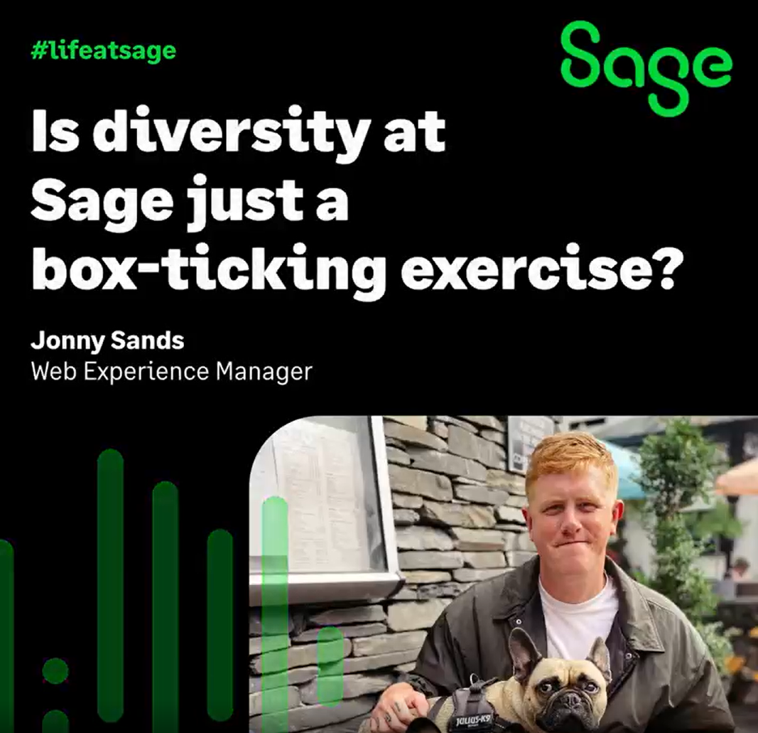 Life at Sage: We spoke to Jonny Sands, Senior Web Experience Manager
