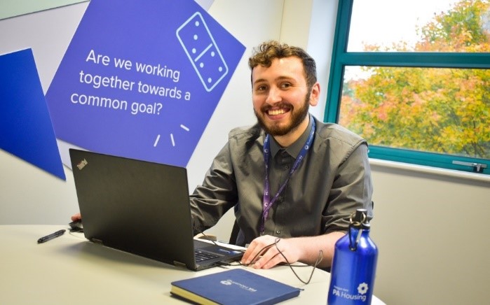 Marco, Junior Comms Officer at PA Housing