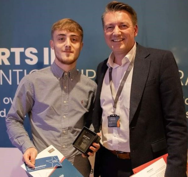 Last year he was crowned Apprentice of the Year by Northern Skills and Middlesbrough College.