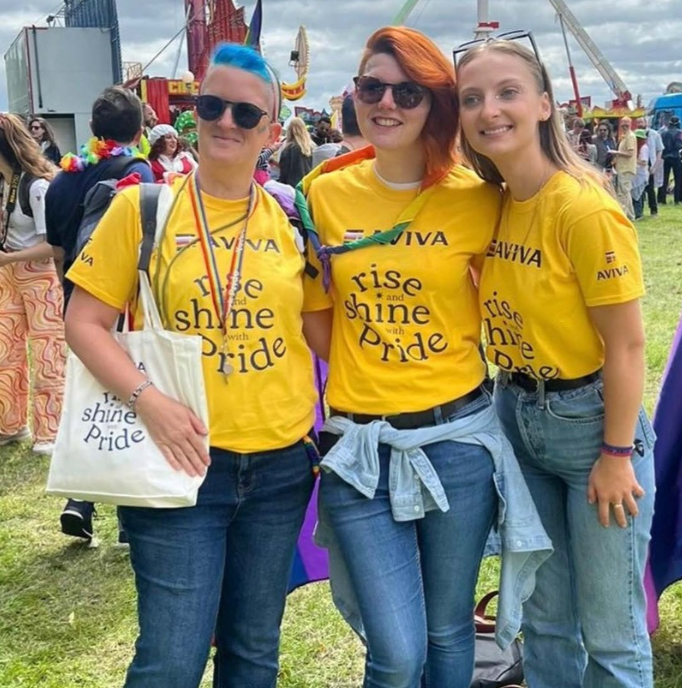 Aviva colleagues at York Pride 2024