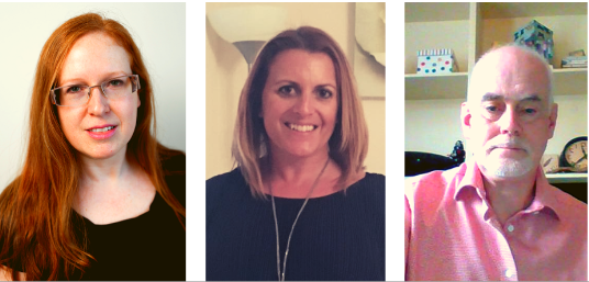 Left: Broking Consultant Lindsay Greener Middle: UK Senior Consultant, Sarah Green Right: Training Manager, Jeremy Fry.