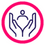 Care - Hands enveloping a body