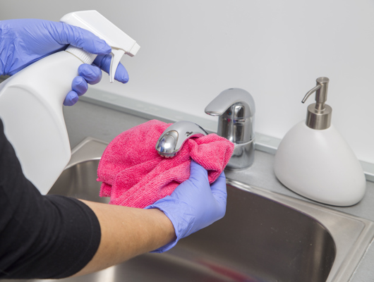 Cleaning taps