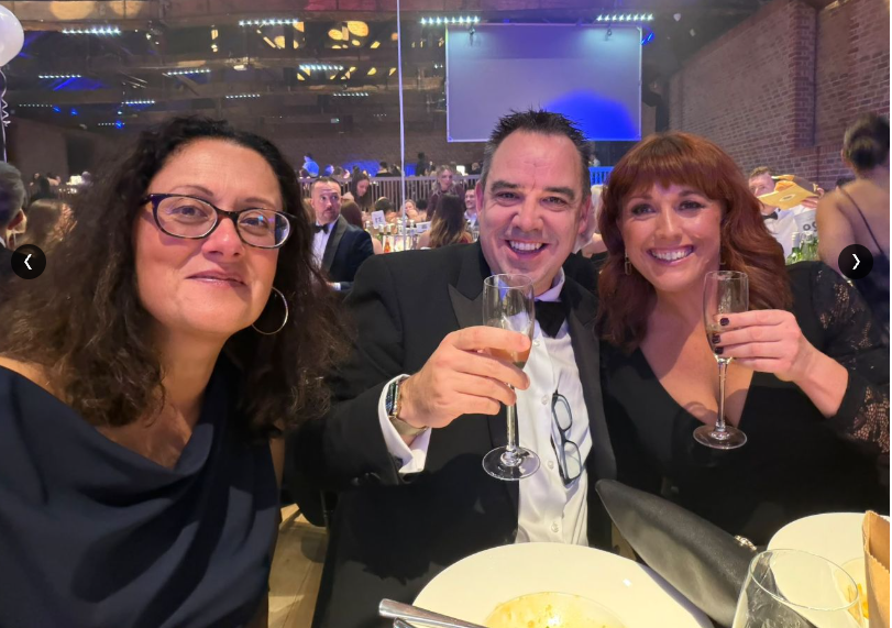Left to right: Fatima Nixon, Pathways Global Programme Lead; Glen Towers, Senior Partner Growth Manager; Rachel Khalil, Senior Partner Marketing Operations Manager