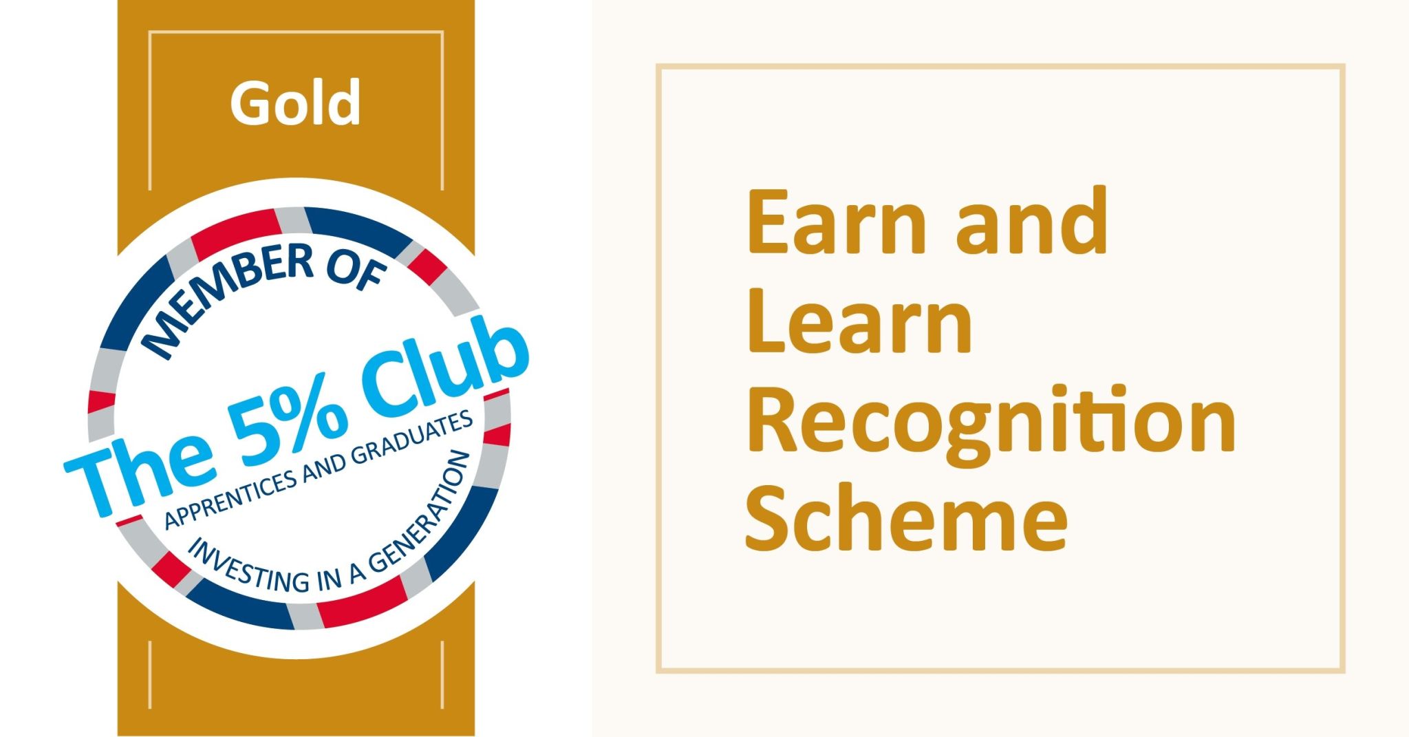 amentum achives gold status with the 5% Club