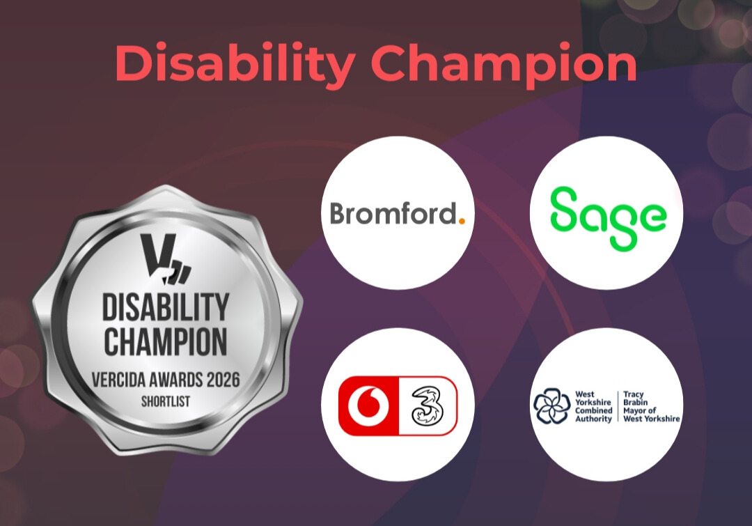 VERCIDA 2026 awards Disability Champion