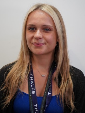 Claudia a young women with blond hair