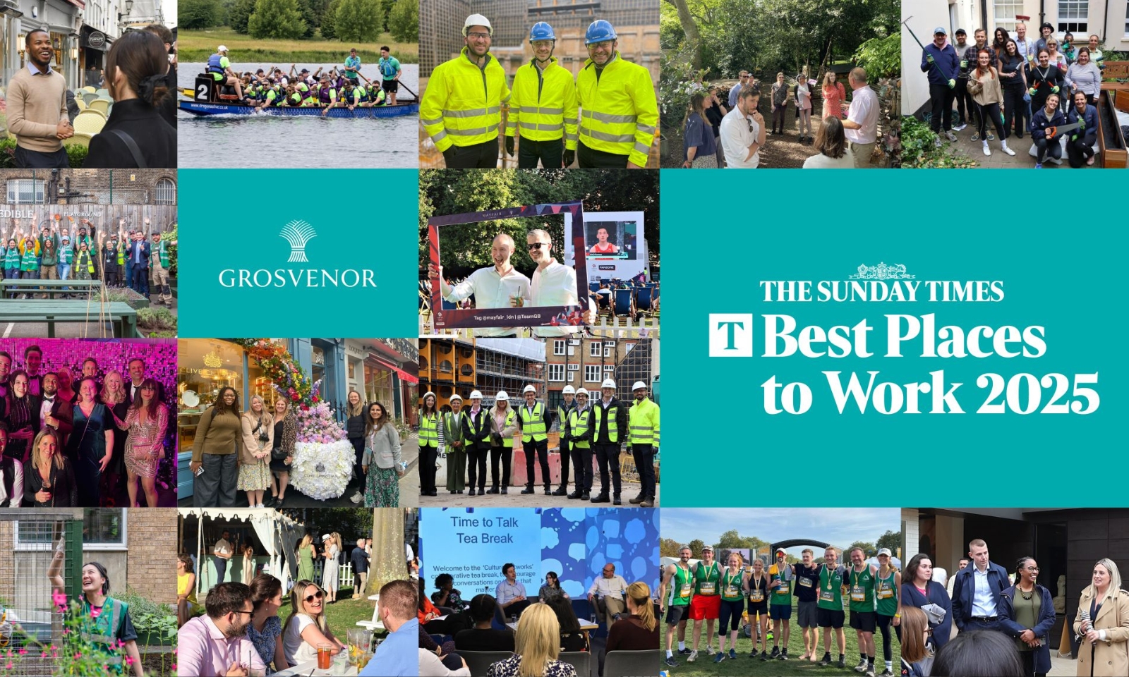 Grosvenor best places to work banner