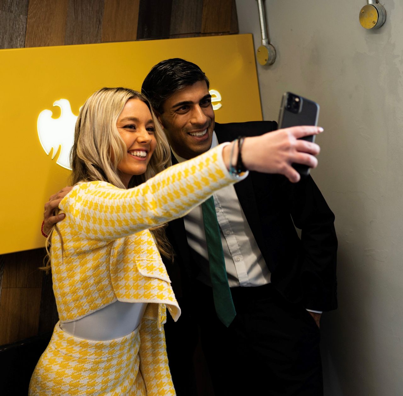Amy with PM Rishi Sunak