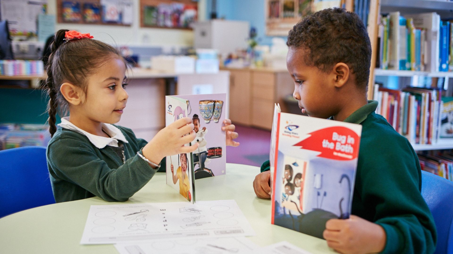 Children participating in the Changing the Story programme