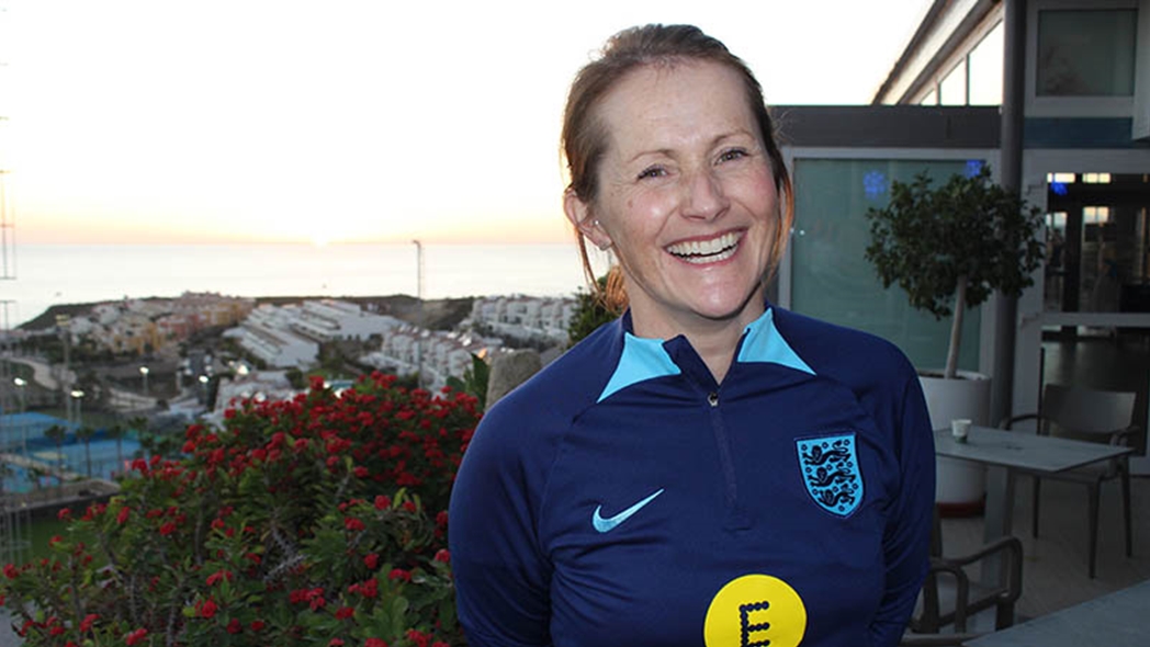 The FA's head of para performance, Catherine Gilby
