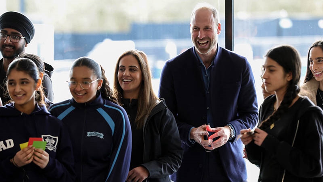 HRH The Prince of Wales attended a referee's course in the Midlands