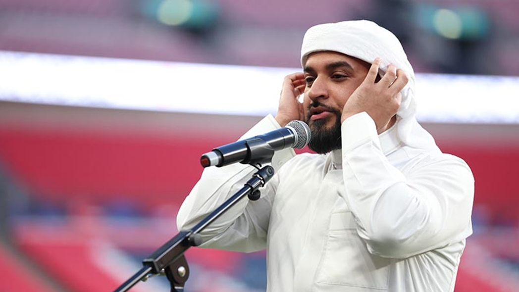 Sunset prayers at Wembley