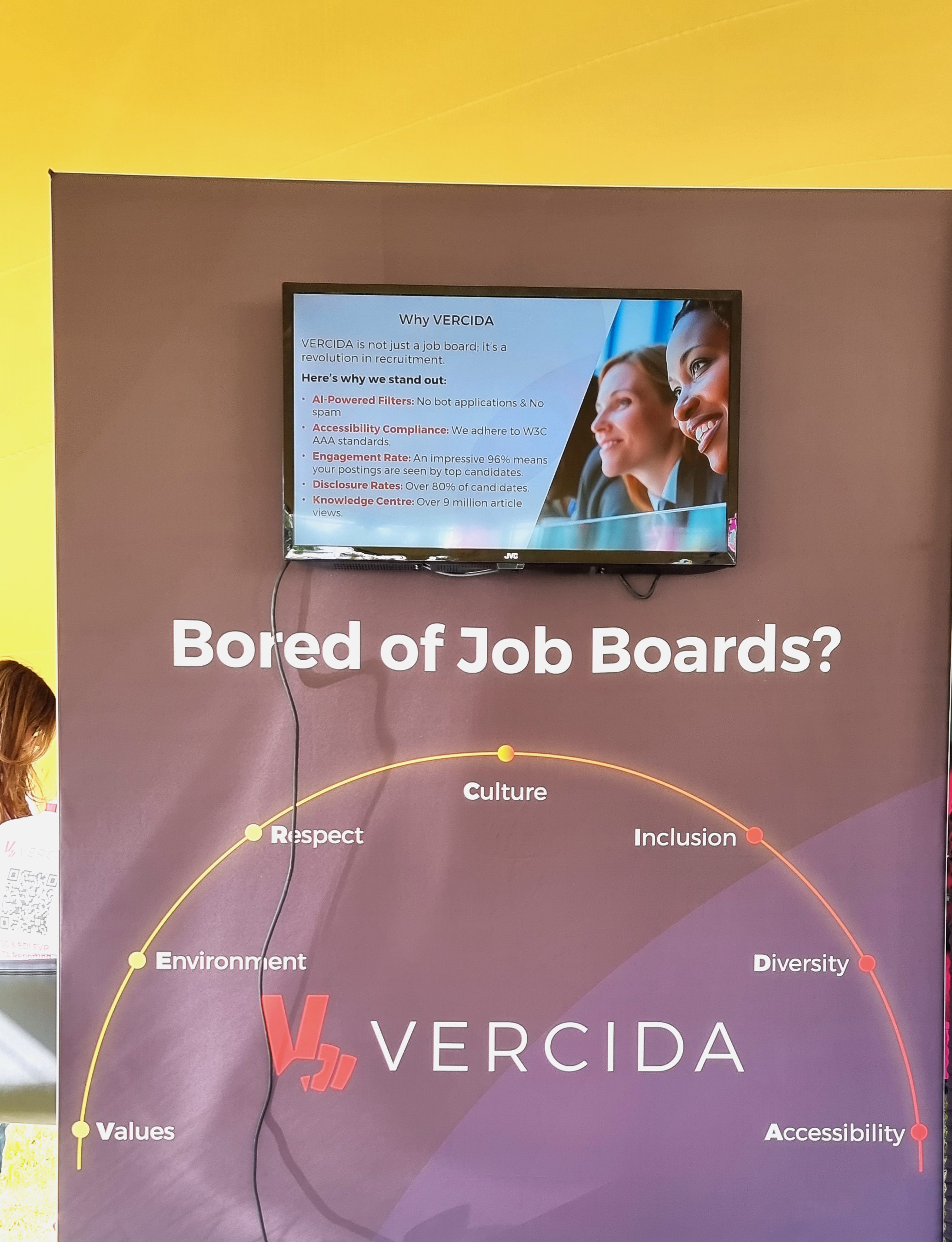 VERCIDA's demo station at RecFest