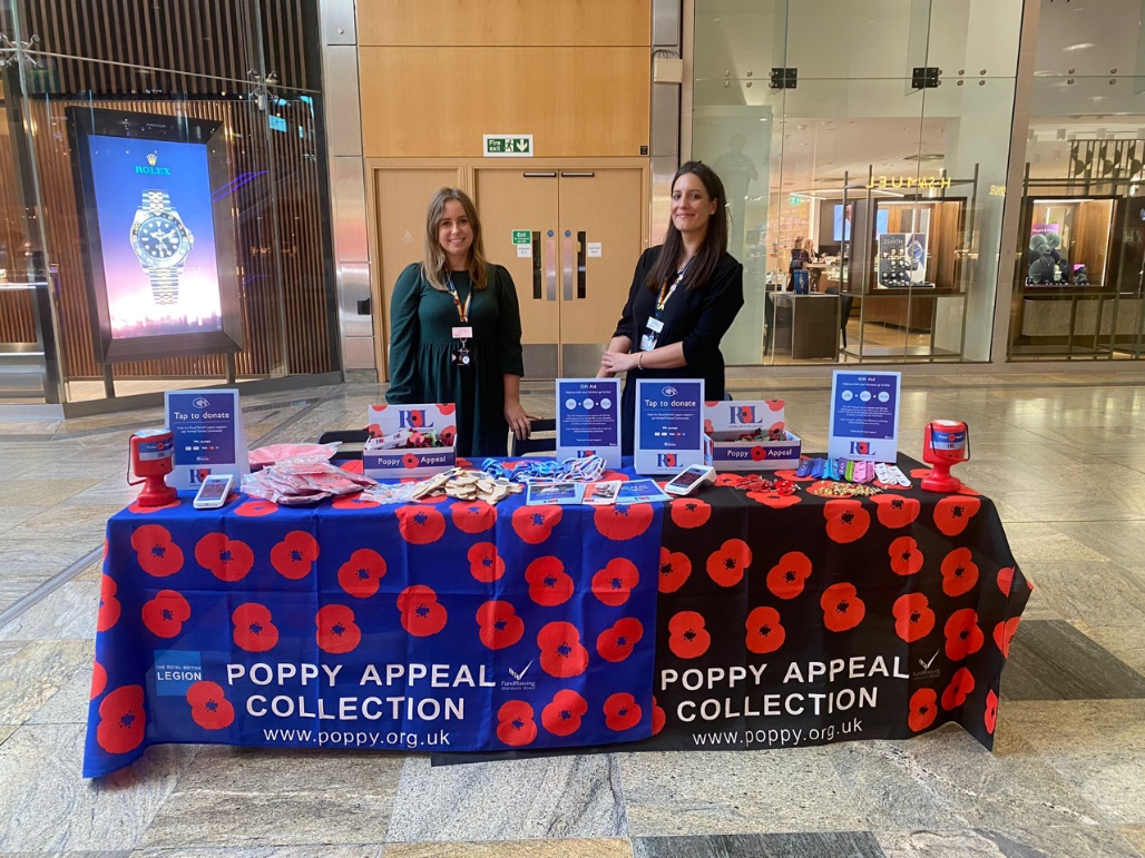 Poppy Appeal desk