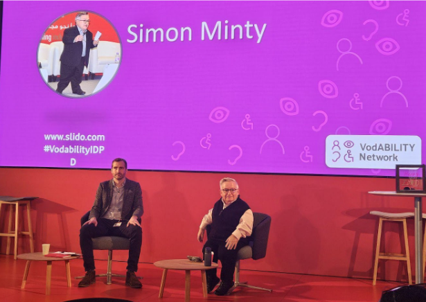 Guest Speaker Simon Minty at VodABILITY event