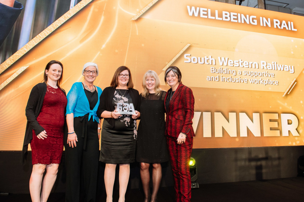 SWR wins Wellbeing in Rail 2023 award for building a supportive and inclusive workplace