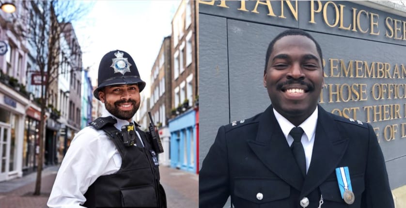 PS Richard Gayle and PC Bilal Sani-Mohammed