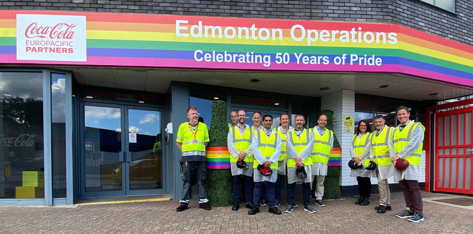 CCEP Collages celebrating PRIDE