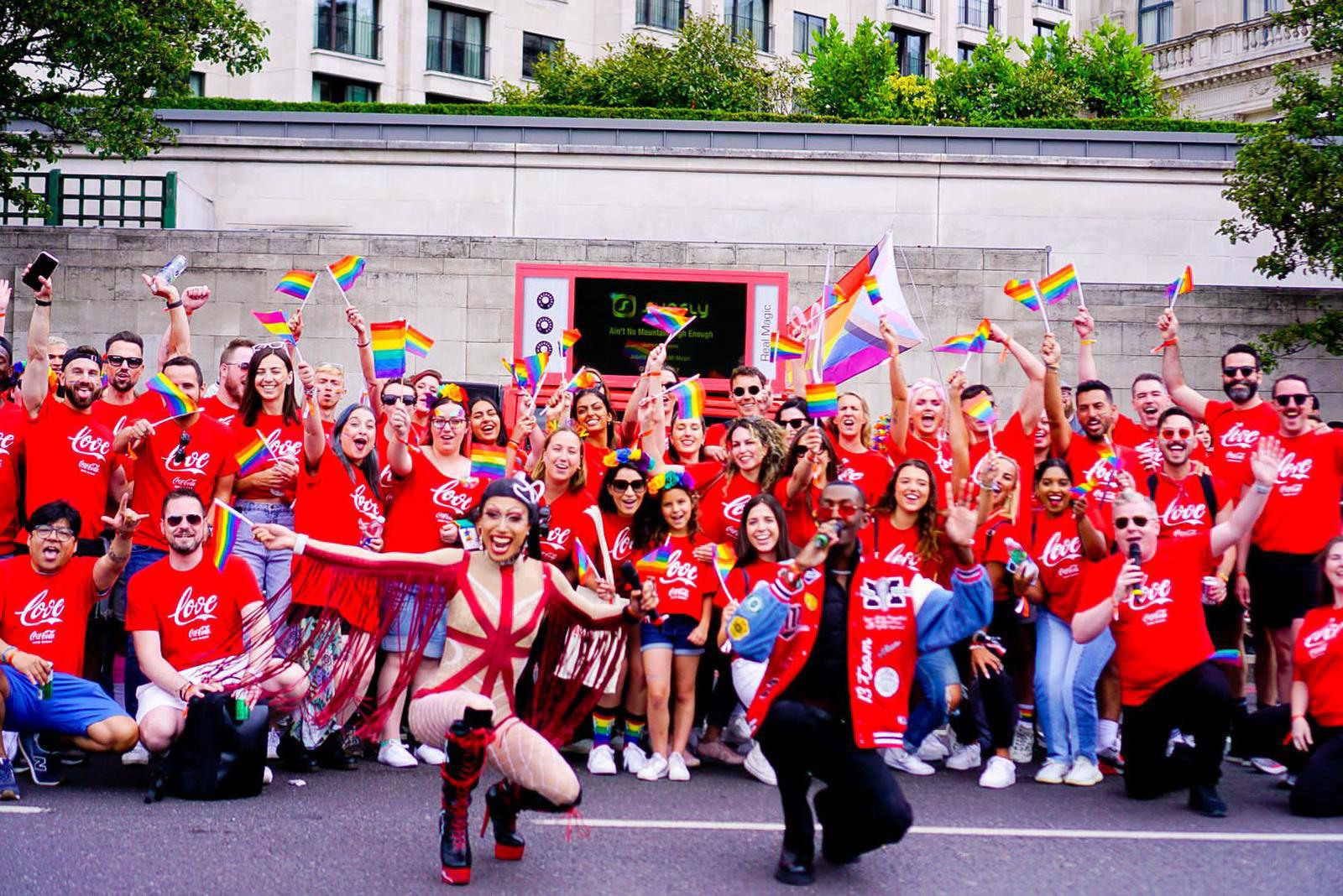 CCEP Collages celebrating PRIDE