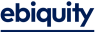 Ebiquity logo, blue text on white background Ebiquity logo, blue text on white background