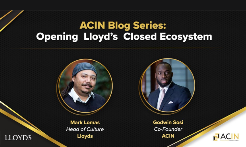 OPENING LLOYD’S CLOSED ECOSYSTEM