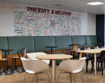 SRA offices Birmingham - Diversity & Inclusion mural