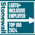 Stonewall Top 100 LGBTQ+ Employer 2024