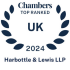 Chambers UK Top Ranked Firm 2024