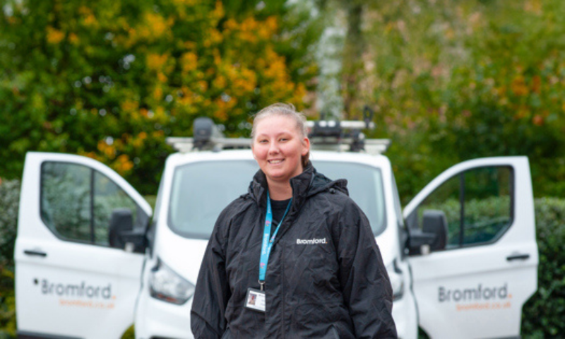 Bromford Apprentice Ebony Hawker Highly Commended at Youthbuild UK Awards