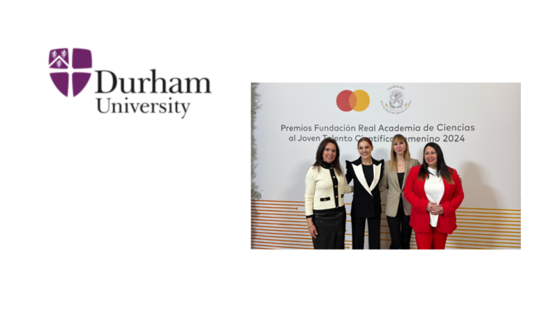 Second from the left, Sara García Alonso, Spanish astronaut of the European Space Agency, centred the Board of Directors of Mujeres de Ciencia (Women of Science Spain), and Dr Ariadna Calcines.
