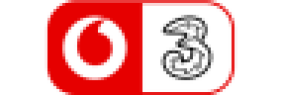 VodafoneThree logo