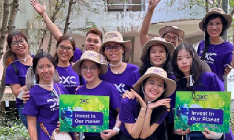 DXC earth day photo