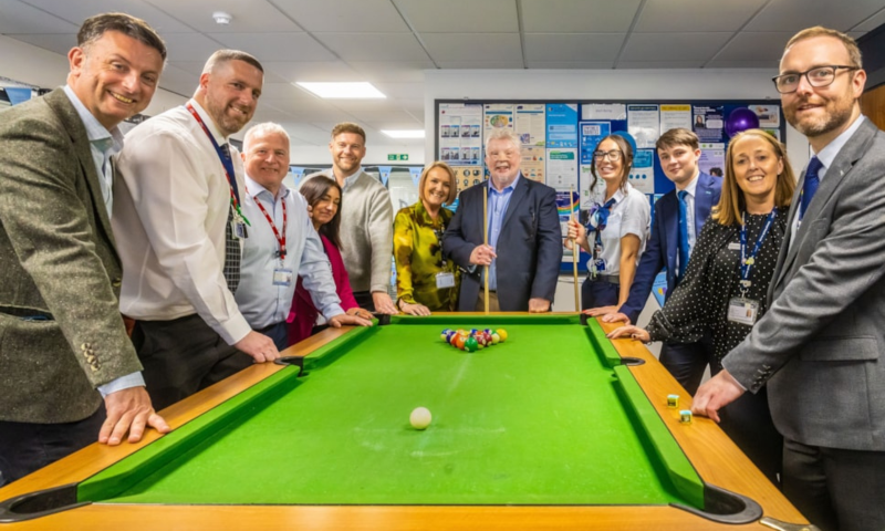 TPE opens new facilities including pool table