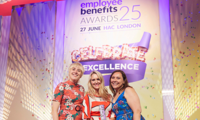 NATS HR Reward team won the ‘Best Benefits to Support Menopause’ award at the Employee Benefits Awards in London!
