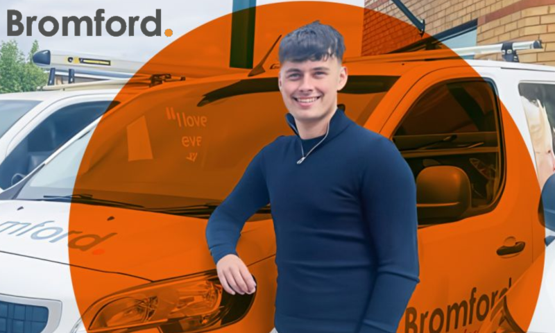 Sebastian Barbour, Bromford's very first summer intern in Social Value.