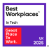 Great Place to Work® UK's Best Workplaces™ in Tech 2025