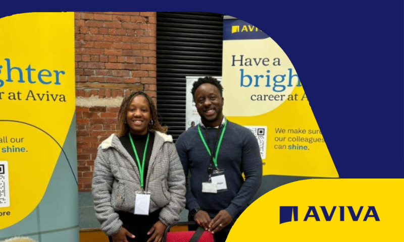 Aviva colleagues from our Sheffield office attend African Caribbean recruitment event