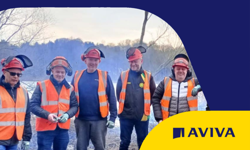 Aviva colleagues are hands on, making a difference volunteereing