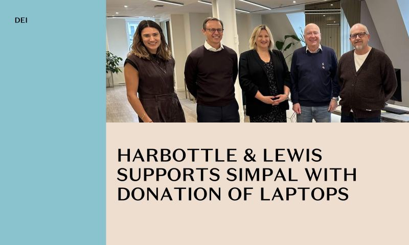 Harbottle & Lewis Partners with SimPal to Tackle Digital Poverty